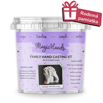 MagicHands. sada na odlievanie rúk – RODINA